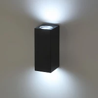 ЭРА Декоративная подсветка WL38 BK MR16/GU10 (2 шт.), черный, для интерьера, фасадов зданий