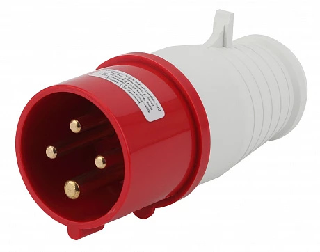 ЭРА V-16-3P-PE-IP44 Вилка переносная 014 3Р+РЕ 16А 380В IP44