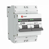 EKF PROxima ВА 47-100 Автоматический выключатель  (С) 2P 125А 10kA