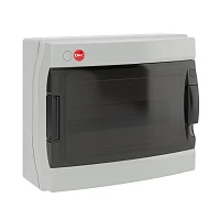 DKC Щиток настен. с дверцей 12 мод., IP65, серый