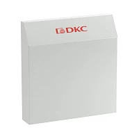 DKC Защитная панель IP56, листовая сталь RAL7035, для вентиляторов и решеток 205x205 мм