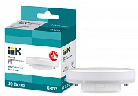 IEK Лампа светодиодная ECO T75 таблетка 10Вт 230В 4000К GX53