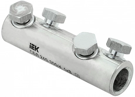 IEK Соединитель болтовой луженый СБЛ 240-300/4 1кВ