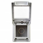 DKC Коробка для настенного монтажа "Avanti", IP55, серая, 2 модуля