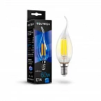 Voltega VG10-CW1E14cold6W-F Свеча на ветру Е14 4000К 6W