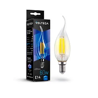 Voltega VG10-CW1E14cold6W-F Свеча на ветру Е14 4000К 6W