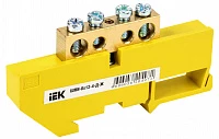IEK Шина PE земля на DIN-изол ШНИ-8х12-4-Д-Ж