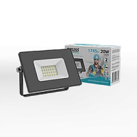 Gauss Прожектор Elementary 20W 1745lm 4000К 200-240V IP65 черный LED