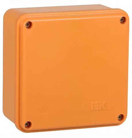 IEK Коробка распаячная огнестойкая ПС 100х100х50мм 6P 6мм2 IP44 гладкие стенки