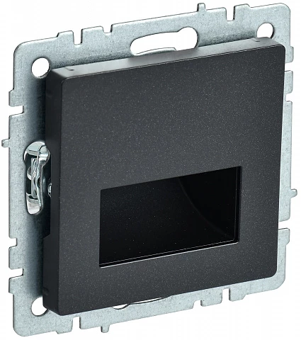 IEK BRITE Подсветка LED встраиваемая ПЛ20-БрЧ черн.