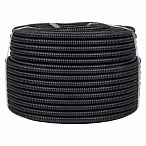 EKF PROxima Труба гофр. ПНД Plast с зондом d16мм (100м.) черная