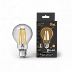 Gauss Лампа Filament А60 18W 1600lm 2700К Е27 LED 1/10/40