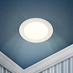 ЭРА LED 1-12-4K/LM Светильник светодиодный круглый LED 12W 220V 4000K