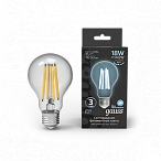 Gauss Лампа Filament А60 18W 1650lm 4100К Е27 LED 1/10/40