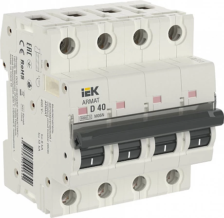 IEK ARMAT Автоматический выключатель M06N 4P D 40А
