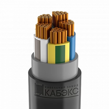 Кабель силовой с ПВХ изоляцией ВВГнг(A) -LS 5х240 мс(N,PE)-1 Кабэкс
