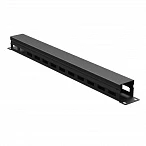 DKC Кабельный органайзер с крышкой 1U, глубина 40 мм, для 19" IT-корпусов, RAL9005