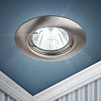 ЭРА ST3 SN Сатин никель Светильник штампованный MR16,12V/220V, 50W