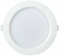 IEK Светильник LED ДВО 1704 белый круг 24Вт 6500K IP40
