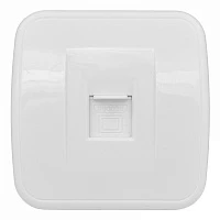 EKF Basic Минск Белый Розетка RJ-45, 1А, 120В, ОП