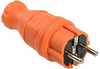 IEK OMEGA ВБп3-1-0м Вилка прямая IP44 оранжевая
