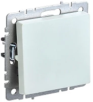 IEK BRITE Выключатель 1-клавишный проходной 10А ВС10-1-6-БрЖ жемчуг