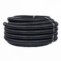 EKF PROxima Труба гофр. FRHF с зондом d40мм (25м.) черная Plast