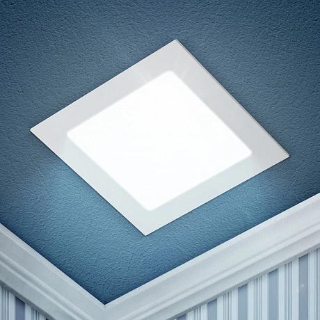 ЭРА LED 2-24-6K Светильник светодиодный квадратный LED 24W 220V 6500K