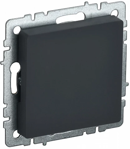 IEK BRITE Заглушка c суппортом МЗ10-БрГ граф.