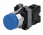 ЭРА Кнопка управления LAY5-BL61 без подсветки синяя 1з (20/200/6000)