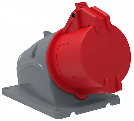 IEK Розетка стационарная ССИ-124 32А-6ч/380-415В 3Р+РЕ IP44 MAGNUM