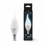 Gauss Лампа Свеча на ветру 9.5W 950lm 6500K E14 LED 1/10/50