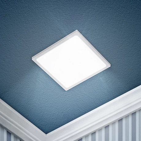 ЭРА LED 6-18-4K Светильник светодиодный квадратный NEW 18W 4000K d170