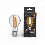 Gauss Лампа Filament А70 22W 2000lm 2700К Е27 LED 1/10/40