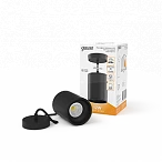 Gauss Светильник Overhead подвес цил12W 660lm 3000K 170-240V IP20 79*100мм черный LED