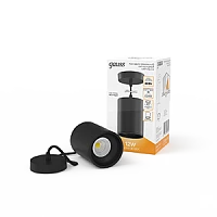 Gauss Светильник Overhead подвес цил12W 660lm 3000K 170-240V IP20 79*100мм черный LED