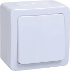 IEK GERMES PLUS ВСп20-1-0-ГПБ выкл 1кл проход. о/у IP54 (цвет клавиш: белый)