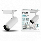 Gauss Светильник трековый цилиндр 32W 2750lm 4000K 180-240V IP20 75*220мм белый угол 24º LED