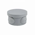 EKF PROxima Коробка распаячная КМР-040-038 с крышкой наружная (65х40) 4 мембранных ввода IP54 розничный стикер
