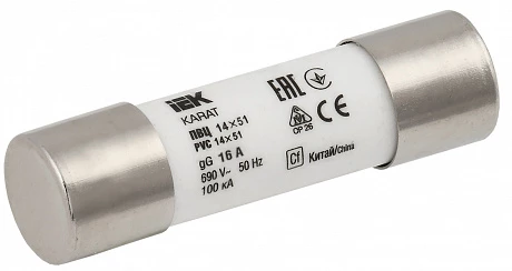 IEK KARAT Плавкая вставка цилиндрическая ПВЦ 14х51 16А KARAT
