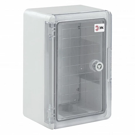 ЭРА box302013_t Корпус пласт. ЩМП-П 300х200х130мм прозр. дв. УХЛ1, IP65, IK10