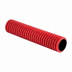 EKF PROxima Труба гофрированная двустенная жесткая ПНД d160 6м (24м/уп.) красная,