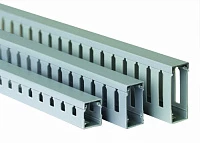 DKC Короб перфорированный, серый RL75 15x40