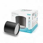 Gauss Светильник Overhead накл цил 10W 720lm 4100K 170-240V IP20 88*75мм черный с расс LED