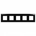 DKC Рамка "Avanti", "Черный квадрат", 5 постов (10 мод.)