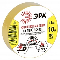 ЭРА 43904/43898 ПВХ-изолента 15мм*10м желтая
