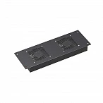 DKC Потолочный модуль 2 вентилятора для крыши навесных и напольных 19" IT-корпусов ДКС серии STI/CQE шириной 600мм, RAL9005