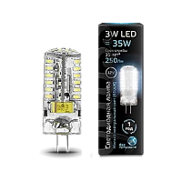 Gauss Лампа G4 12V 3W 240lm 4100K силикон LED