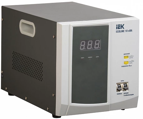 IEK Стабилизатор напряжения переносной серии Ecoline 10 кВА