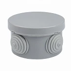 EKF PROxima Коробка распаячная КМР-040-039 с крышкой наружная (85х40) 4 мембранных ввода IP54 розничный стикер